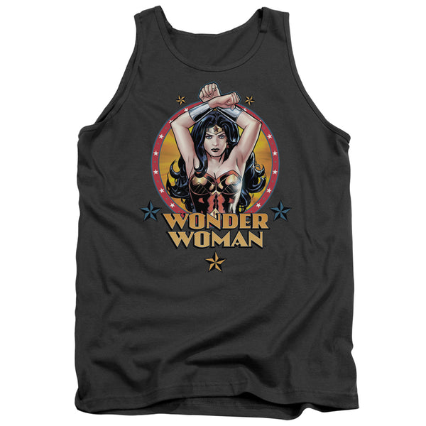 JLA - Powerful Woman Adult Tank Top