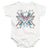 Wonder Woman - Burst 2 Infant Snapsuit