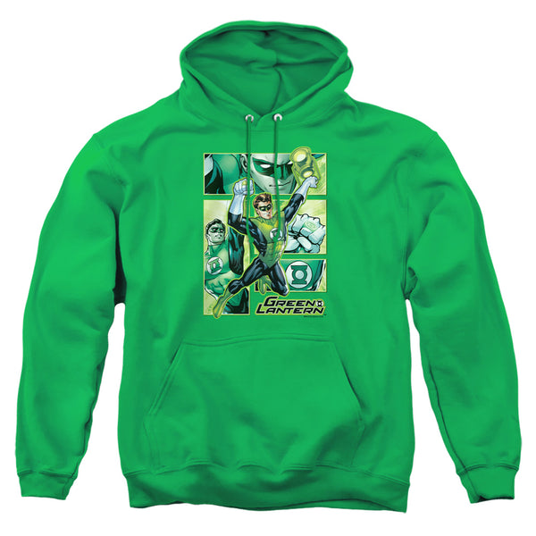 JLA - Green Lantern Panels Adult Pullover Hoodie
