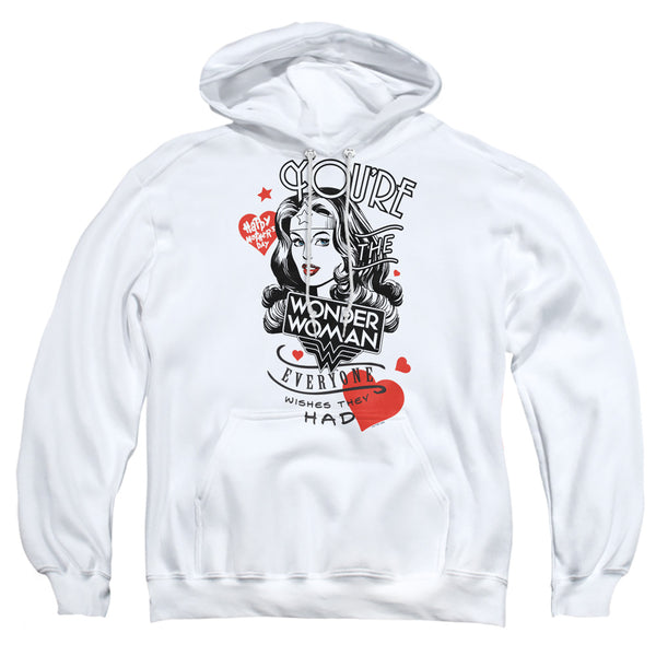 Justice League Core - Everyone Wishes Adult Pullover Hoodie
