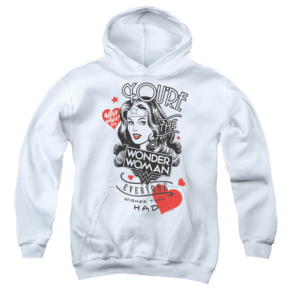 Justice League Core - Everyone Wishes Youth Hooded Sweatshirt