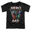 Justice League - Hero Dad Multi Toddler Short Sleeve