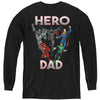 Justice League - Hero Dad Multi L - S Youth