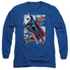 JLA - Superman Panels Adult Long Sleeve