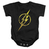 Justice League - Flash Eroded Bolt Infant Snapsuit