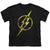 Justice League - Flash Eroded Bolt Youth Short Sleeve