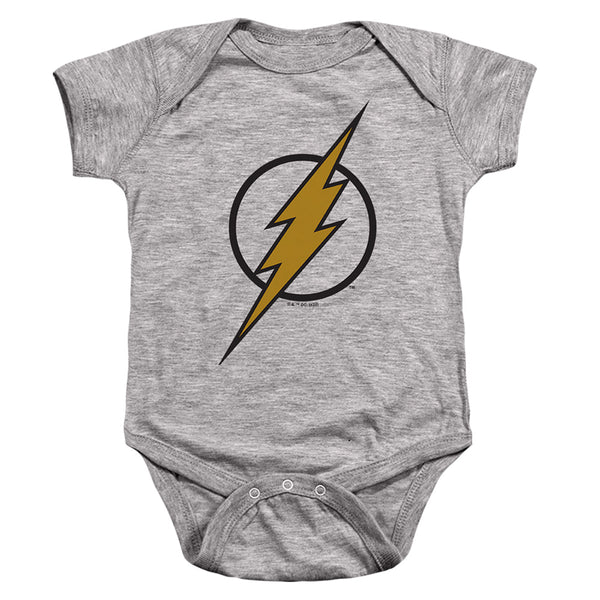 Justice League - Flash Muted Color Bolt Infant Snapsuit