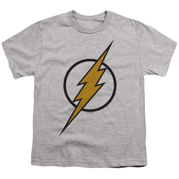 Justice League - Flash Muted Color Bolt Youth Short Sleeve