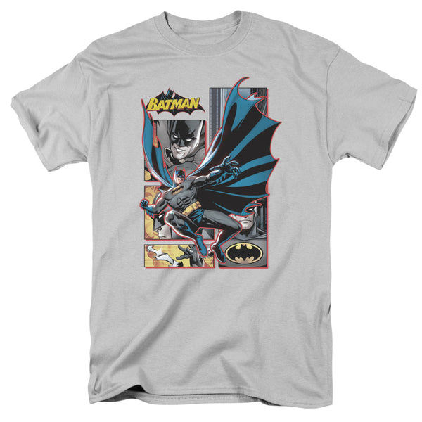 JLA - Batman Panels Adult Regular Fit Short Sleeve