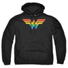 Justice League - Wonder Woman Rainbow Adult Pullover Hoodie