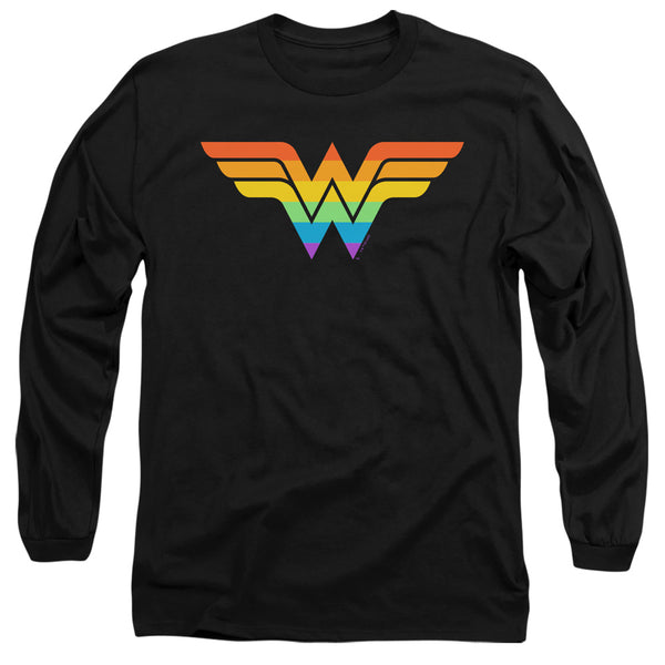 Justice League - Wonder Woman Rainbow Adult Long Sleeve