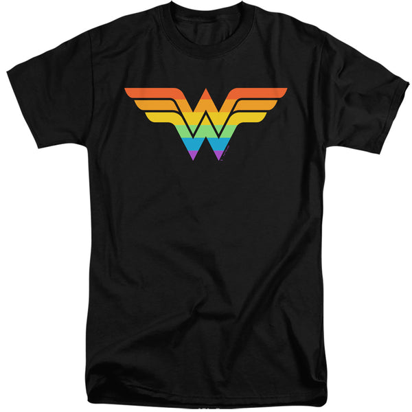 Justice League - Wonder Woman Rainbow Adult Tall Fit Short Sleeve