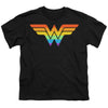 Justice League - Wonder Woman Rainbow Youth Short Sleeve