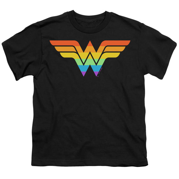 Justice League - Wonder Woman Rainbow Youth Short Sleeve