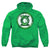 Justice League - Green Lantern Airbrush Logo Adult Pullover Hoodie