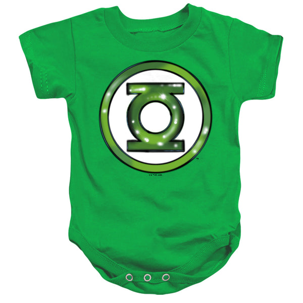 Justice League - Green Lantern Airbrush Logo Infant Snapsuit