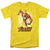 JLA - Flash Yellow Adult Regular Fit Short Sleeve