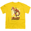 JLA - Flash Yellow Youth Short Sleeve