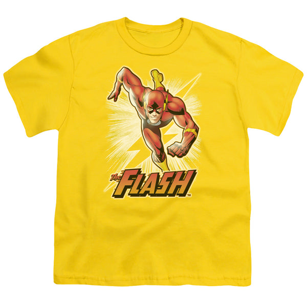 JLA - Flash Yellow Youth Short Sleeve