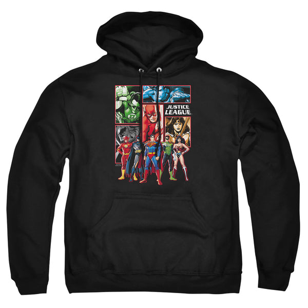 JLA - Justice League Panels Adult Pullover Hoodie
