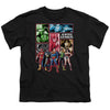 JLA - Justice League Panels Youth Short Sleeve