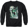 JLA - Emerald Energy Adult Crewneck Sweatshirt