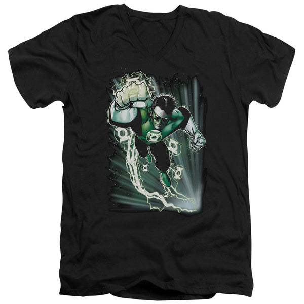 JLA - Emerald Energy Adult Slim Fit V Neck Cotton