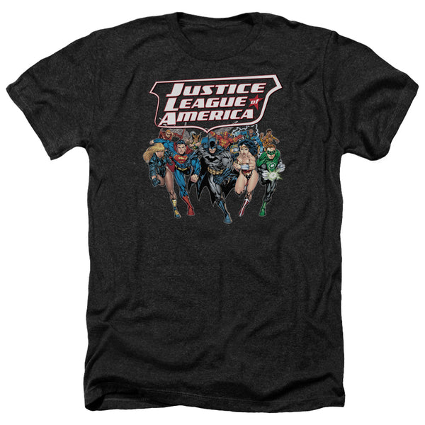 JLA - Charging Justice Adult Regular Fit Heather Short Sleeve