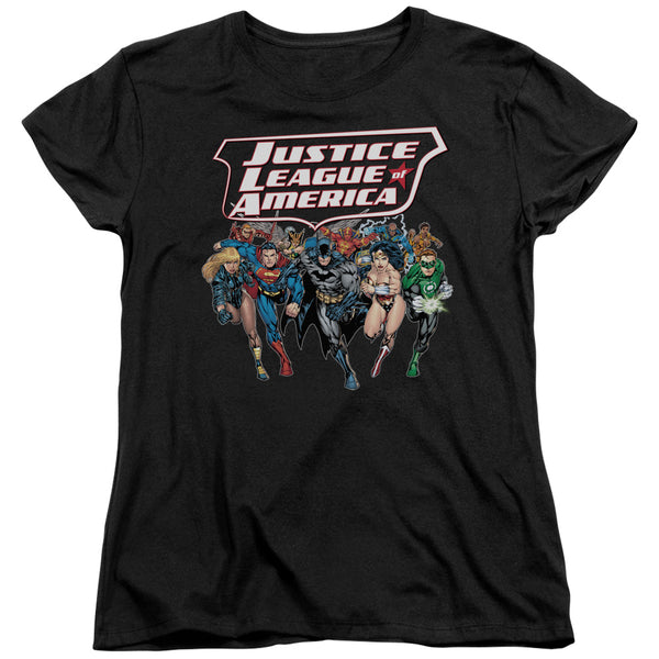 JLA - Charging Justice Women's Short Sleeve