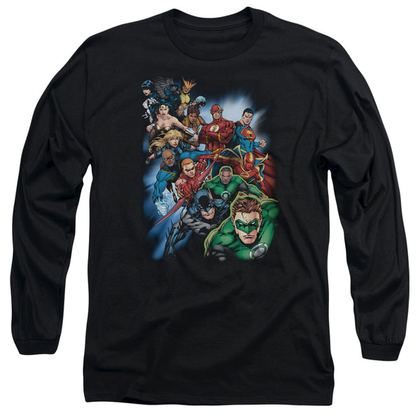 JLA - Heroes Unite Adult Long Sleeve