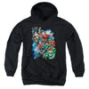 JLA - Heroes Unite Youth Hooded Sweatshirt