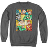 JLA - Hero Boxes Adult Crewneck Sweatshirt