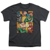 JLA - Hero Boxes Youth Short Sleeve