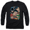 JLA - Up Close And Personal Adult Long Sleeve