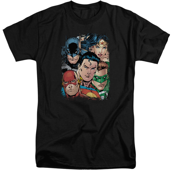 JLA - Up Close And Personal Adult Tall Fit Short Sleeve