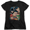 JLA - Up Close And Personal Women's Short Sleeve