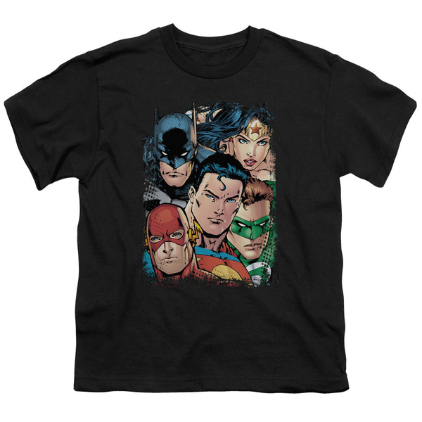 JLA - Up Close And Personal Youth Short Sleeve
