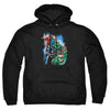 JLA - Heroes Unite Adult Pullover Hoodie
