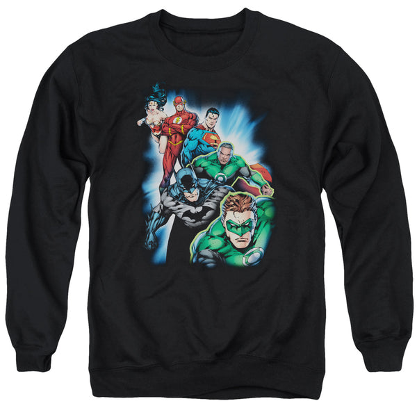 JLA - Heroes Unite Adult Crewneck Sweatshirt