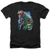 JLA - Heroes Unite Adult Regular Fit Heather Short Sleeve