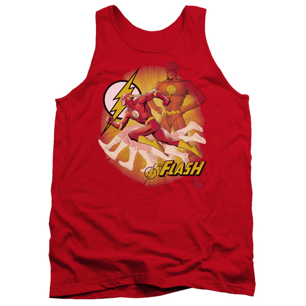 JLA - Lightning Fast Adult Tank Top