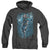 JLA - Black Lightning Bolts Adult Heather Hoodie
