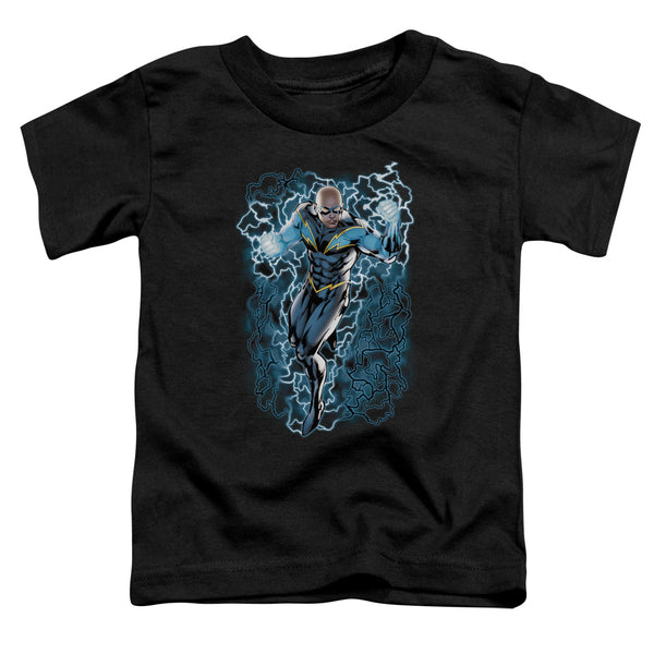 JLA - Black Lightning Bolts Toddler Short Sleeve