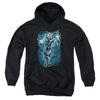 JLA - Black Lightning Bolts Youth Hooded Sweatshirt