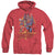 JLA - Raise Your Fist Adult Heather Hoodie