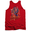 JLA - Raise Your Fist Adult Tank Top