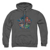 JLA - Four Heroes Adult Pullover Hoodie