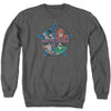 JLA - Four Heroes Adult Crewneck Sweatshirt