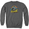 JLA - Batman Rough Distress Adult Crewneck Sweatshirt