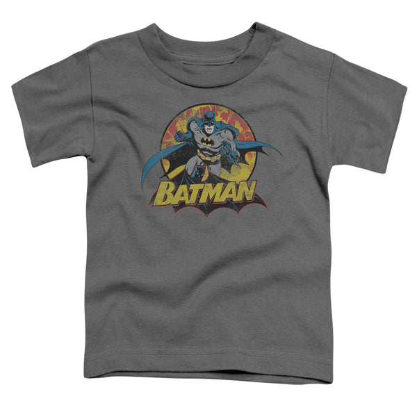 JLA - Batman Rough Distress Toddler Short Sleeve